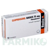 КЛОПИДОГРЕЛЬ (CLOPIDOGREL) 75 мг таблетки 30 шт - Клопидогрел BASICS