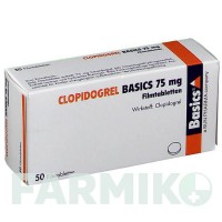 КЛОПИДОГРЕЛЬ (CLOPIDOGREL) 75 мг таблетки 50 шт - Клопидогрел BASICS