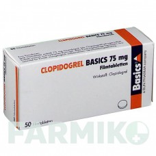 КЛОПИДОГРЕЛЬ (CLOPIDOGREL) 75 мг таблетки 50 шт - Клопидогрел BASICS