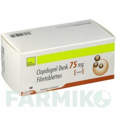 КЛОПИДОГРЕЛЬ (CLOPIDOGREL) 75 мг таблетки 100 шт - Клопидогрел DENK PHARMA