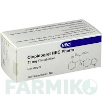 КЛОПИДОГРЕЛЬ (CLOPIDOGREL) 75 мг таблетки 100 шт - Клопидогрел HEC PHARM