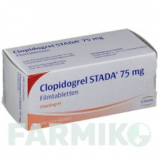 КЛОПИДОГРЕЛЬ (CLOPIDOGREL) 75 мг таблетки 100 шт - Клопидогрел STADAPHARM