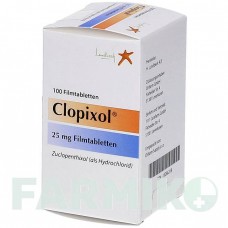 КЛОПІКСОЛ (CLOPIXOL) 25 мг таблетки 100 шт - Зуклопентиксол 1 0 1 CAREFARM