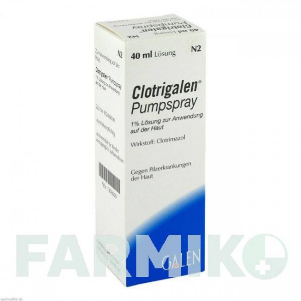 КЛОТРИГАЛЕН (CLOTRIGALEN) раствор 40 мл - Клотримазол GALENPHARMA