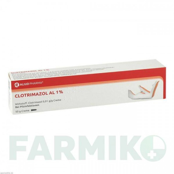 КЛОТРИМАЗОЛ (CLOTRIMAZOL) 1% крем 50 г - Клотримазол ALIUD PHARMA
