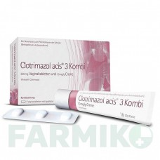 КЛОТРИМАЗОЛ (CLOTRIMAZOL) пакет 1 шт - Клотримазол ACIS