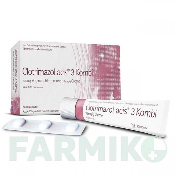 КЛОТРИМАЗОЛ (CLOTRIMAZOL) пакет 1 шт - Клотримазол ACIS