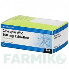 КЛОЗАПІН (CLOZAPIN) 100 мг таблетки 100 шт - Клозапін ABZ PHARMA