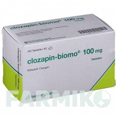 КЛОЗАПИН (CLOZAPIN) 100 мг таблетки 100 шт - Клозапин BIOMO PHARMA