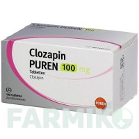 КЛОЗАПІН (CLOZAPIN) 100 мг таблетки 50 шт - Клозапін PUREN PHARMA