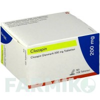 КЛОЗАПИН (CLOZAPIN) 200 мг таблетки 50 шт - Клозапин GLENMARK