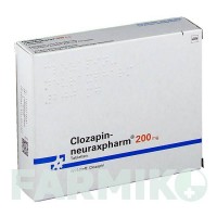 КЛОЗАПИН (CLOZAPIN) 200 мг таблетки 20 шт - Клозапин NEURAXPHARM