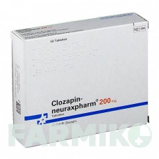 КЛОЗАПИН (CLOZAPIN) 200 мг таблетки 50 шт - Клозапин NEURAXPHARM