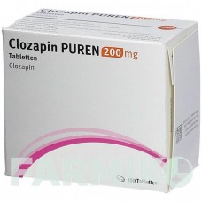 КЛОЗАПІН (CLOZAPIN) 200 мг таблетки 20 шт - Клозапін PUREN PHARMA