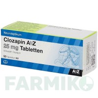 КЛОЗАПІН (CLOZAPIN) 25 мг таблетки 50 шт - Клозапін ABZ PHARMA