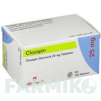 КЛОЗАПИН (CLOZAPIN) 25 мг таблетки 100 шт - Клозапин GLENMARK