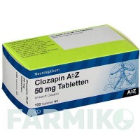КЛОЗАПІН (CLOZAPIN) 50 мг таблетки 100 шт - Клозапін ABZ PHARMA