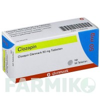 КЛОЗАПІН (CLOZAPIN) 50 мг таблетки 50 шт - Клозапін GLENMARK