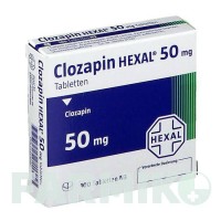 КЛОЗАПИН (CLOZAPIN) 50 мг таблетки 100 шт - Клозапин HEXAL