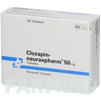 КЛОЗАПІН (CLOZAPIN) 50 мг таблетки 100 шт - Клозапін NEURAXPHARM