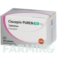 КЛОЗАПИН (CLOZAPIN) 50 мг таблетки 50 шт - Клозапин PUREN PHARMA