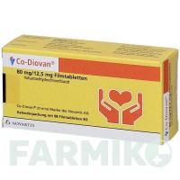 КО ДИОВАН (CO DIOVAN) 80 мг/12,5 мг таблетки 98 шт - Валсартан, Гидрохлоротиазид EMRA-MED