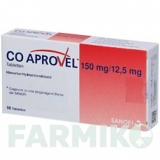 КОАПРОВЕЛЬ (COAPROVEL) 150 мг/12,5 мг таблетки 98 шт - Ирбесартан, Гидрохлоротиазид KOHLPHARMA