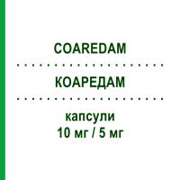 КОАРЕДАМ (COAREDAM) 10 мг/5 мг капсулы 28 шт - Розувастатин, Амлодипин ERREKAPPA