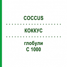 КОККУС (COCCUS) C 1000 глобули 10 г - Гомеопатия DHU
