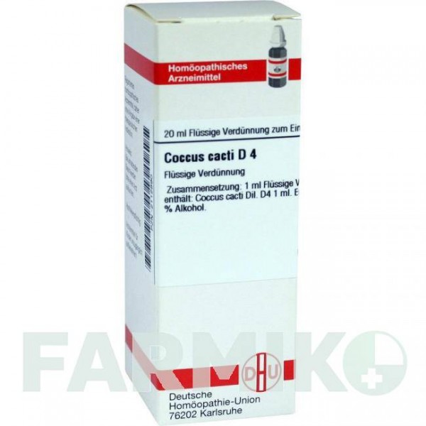КОККУС (COCCUS) D 4 раствор 20 мл - Гомеопатия DHU