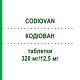 КОДІОВАН (CODIOVAN) 320 мг/12,5 мг таблетки 98 шт - Валсартан, Гідрохлоротіазид KOHLPHARMA