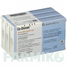 КОДІОВАН (CODIOVAN) 320 мг/25 мг таблетки 98 шт - Валсартан, Гідрохлоротіазид KOHLPHARMA