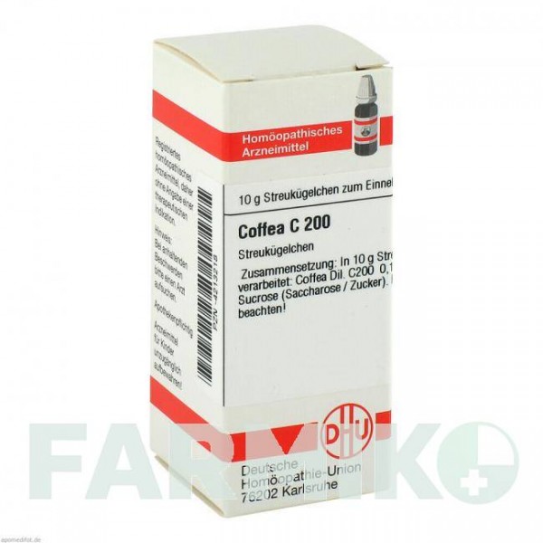 КОФЕЯ (COFFEA) C 200 глобули 10 г - Гомеопатия DHU