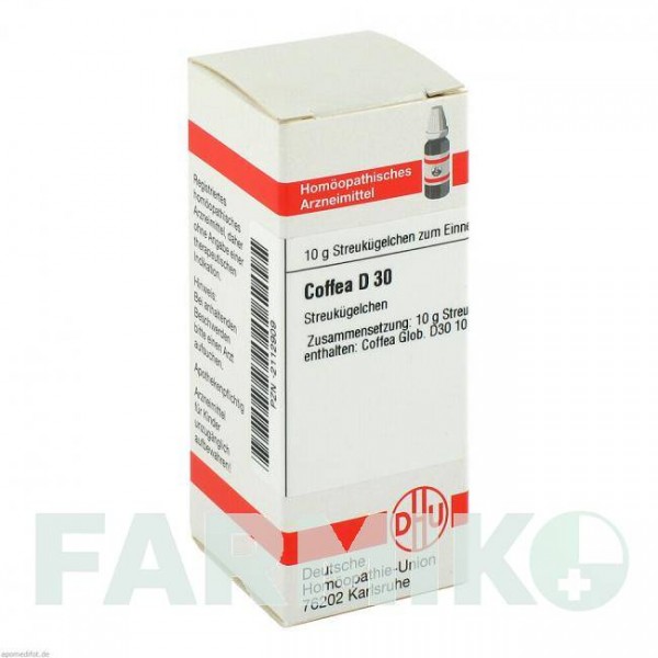 КОФЕЯ (COFFEA) D 30 глобули 10 г - Гомеопатия DHU