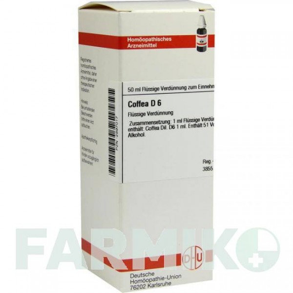 КОФЕЯ (COFFEA) D 6 раствор 50 мл - Гомеопатия DHU