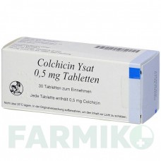 КОЛХИЦИН (COLCHICIN) 0,5 мг таблетки 30 шт - Колхицин JOHANNES BURGER YSATFABRIK