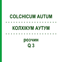 КОЛХІКУМ АУТУМ (COLCHICUM AUTUM) Q 3 розчин 15 мл - Гомеопатія GUDJONS