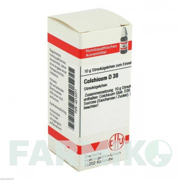 КОЛХИКУМ (COLCHICUM) D 30 глобули 10 г - Гомеопатия DHU