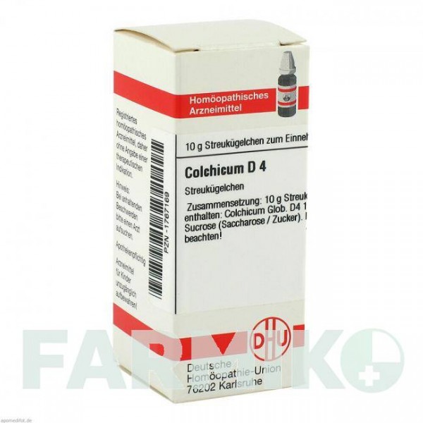 КОЛХИКУМ (COLCHICUM) D 4 глобули 10 г - Гомеопатия DHU