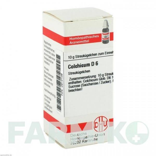 КОЛХИКУМ (COLCHICUM) D 6 глобули 10 г - Гомеопатия DHU