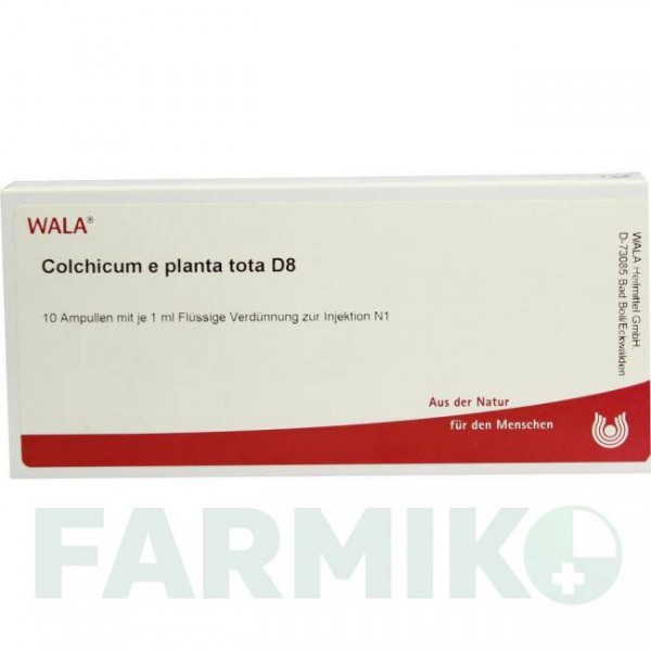 КОЛХІКУМ (COLCHICUM) D 8 ампули 10x1 мл - Гомеопатія WALA HEILMITTEL