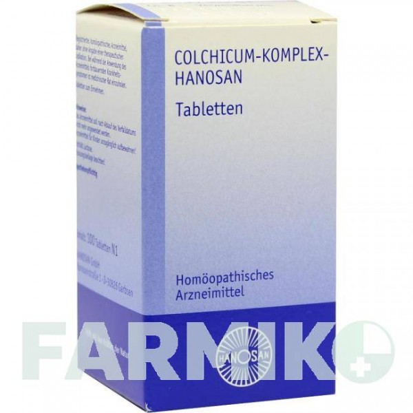 КОЛХІКУМ КОМПЛЕКС (COLCHICUM KOMPLEX) таблетки 100 шт - Гомеопатія HANOSAN
