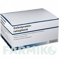КОЛЕСТИРАМИН (COLESTYRAMIN) порошок 100 шт - Колестирамин RATIOPHARM