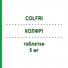 КОЛФРИ (COLFRI) 5 мг таблетки 28 шт - Розувастатин EPIFARMA