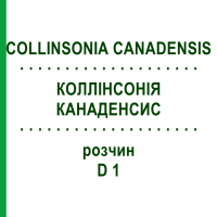 КОЛЛИНСОНИЯ КАНАДЕНСИС (COLLINSONIA CANADENSIS) D 1 раствор 20 мл - Гомеопатия DHU