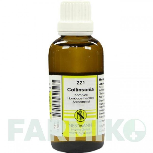 КОЛЛІНСОНІЯ КОМПЛЕКС (COLLINSONIA KOMPLEX) розчин 50 мл - Гомеопатія NESTMANN PHARMA