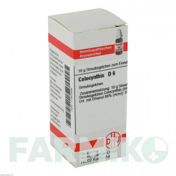 КОЛОЦИНТИС (COLOCYNTHIS) D 6 глобули 10 г - Гомеопатия DHU