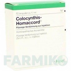 КОЛОЦИНТИС ХОМАККОРД (COLOCYNTHIS HOMACCORD) ампулы 10 шт - Гомеопатия BIOLOGISCHE HEILMITTEL HEEL