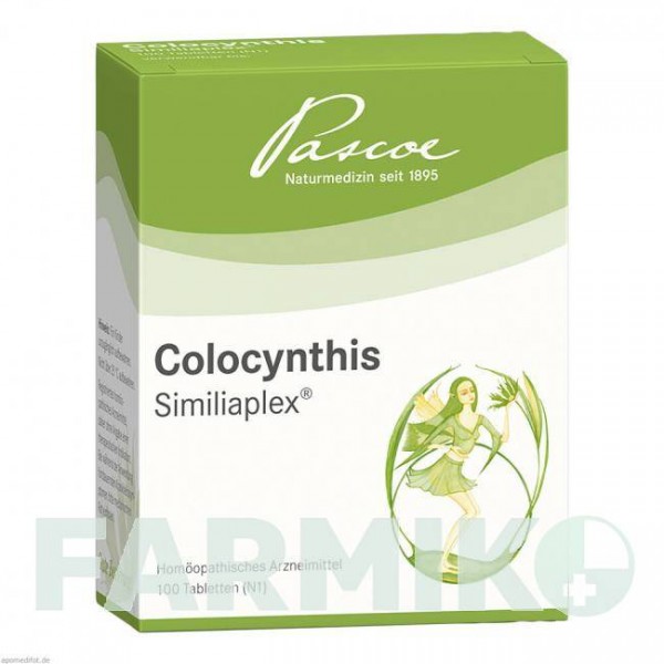 КОЛОЦИНТИС СИМИЛИАПЛЕКС (COLOCYNTHIS SIMILIAPLEX) таблетки 100 шт - Гомеопатия PASCOE