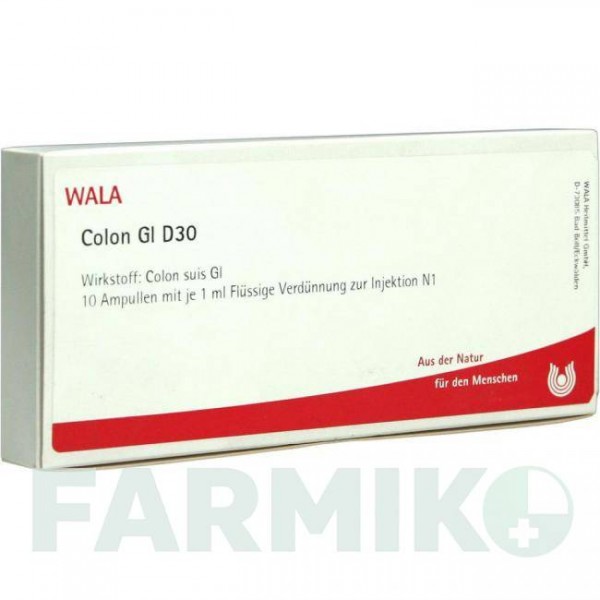 КОЛОН (COLON) D 30 ампули 10x1 мл - Гомеопатія WALA HEILMITTEL